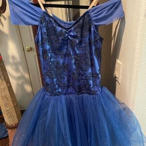 Weissman Royal Blue Kids Dance Costume